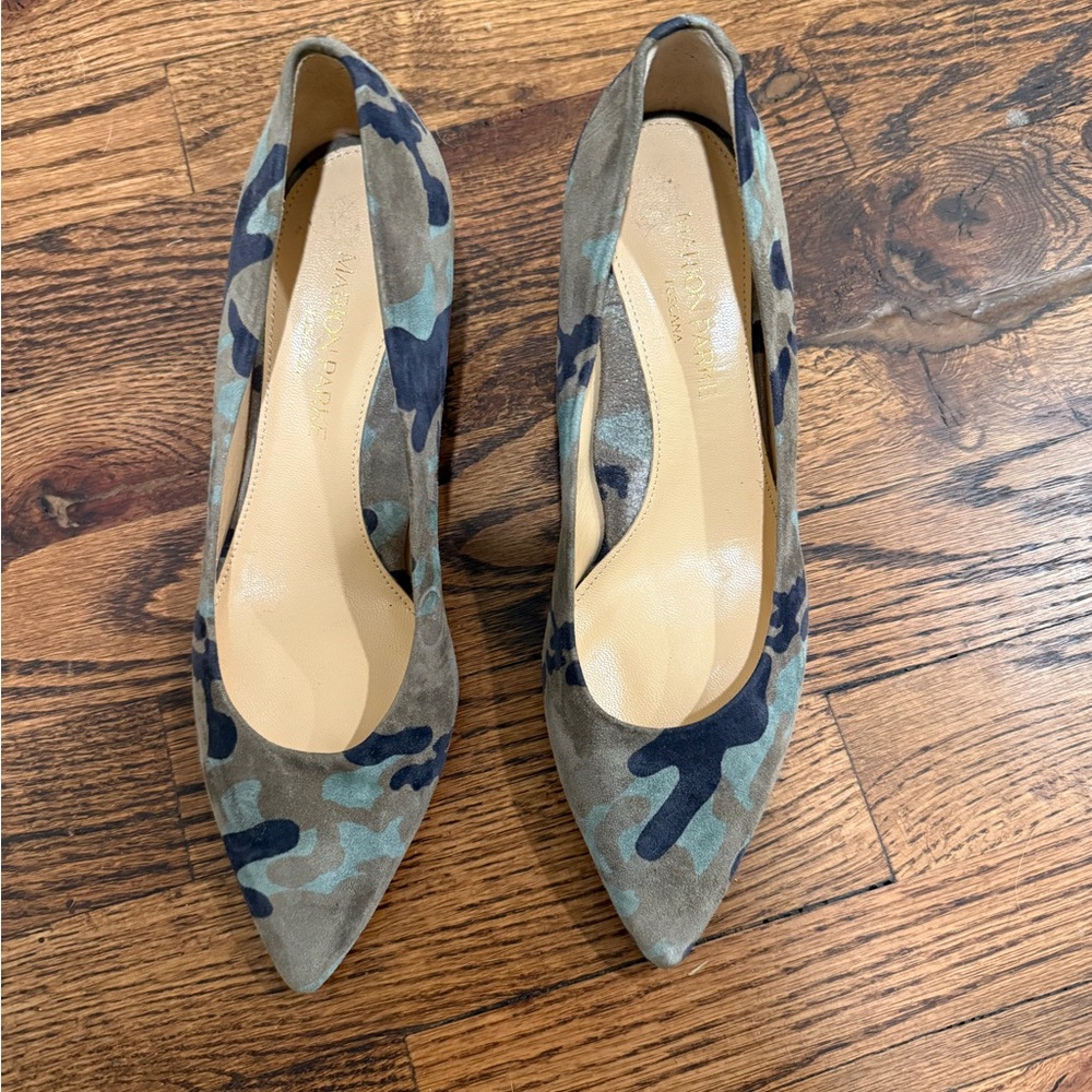 Marion Parke Camo Heels Must Have 85 Size 5.5
